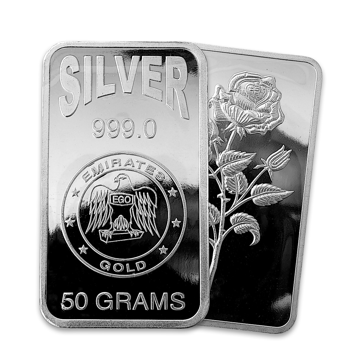image 50 Gram Silver Emirates gold Bar – coinbay\.ae marketplace