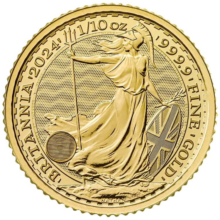 image 10 pounds Britannia 1/10 oz gold (3.11gr) – coinbay\.ae marketplace