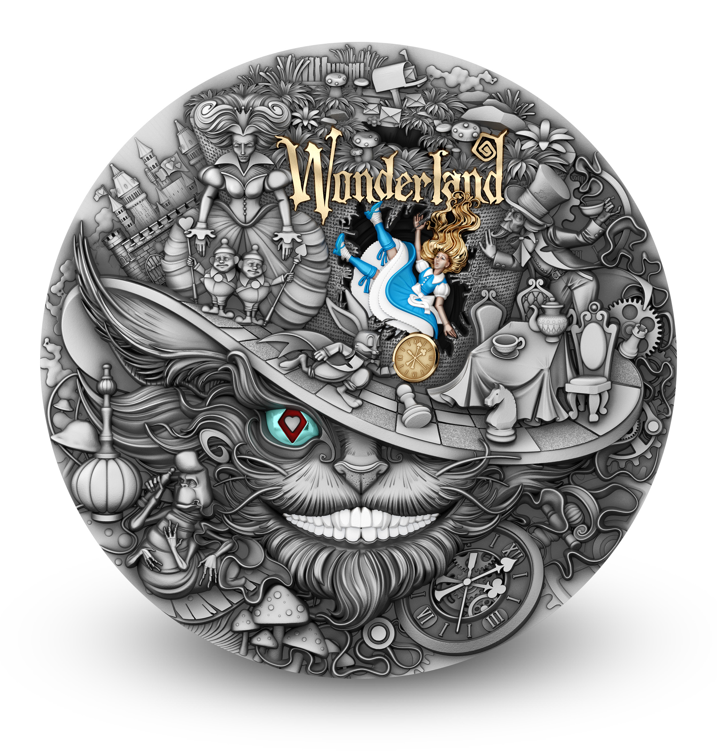 image 5 dollars Niue Wonderland 2 oz silver – coinbay\.ae marketplace