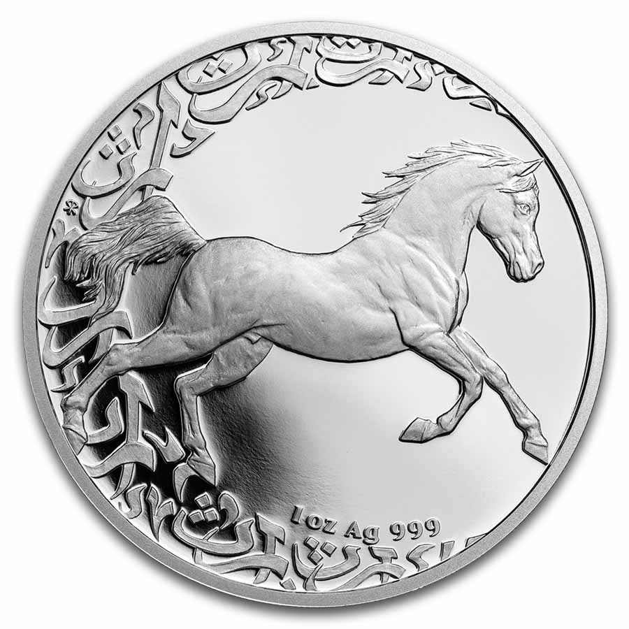 image 2 Dollar Niue Treasures of the Gulf "The Horse" 2024, 1 oz – coinbay\.ae marketplace