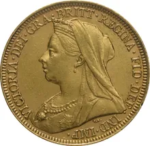 image Sovereign Great Britain Queen Victoria Old Head  AU 7.32 GR – coinbay\.ae marketplace
