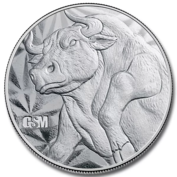 image Bull and Bear 1 OZ Silver Round – coinbay\.ae marketplace