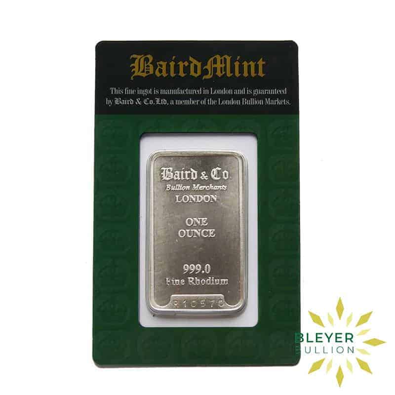 картинка 1 oz Rhodium Bar – площадка coinbay.ae