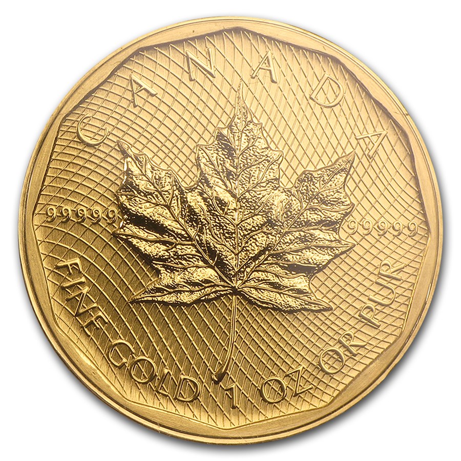 картинка 2009 Canada 1 oz Gold Maple Leaf .99999 BU (W / Assay Card) – площадка coinbay.ae