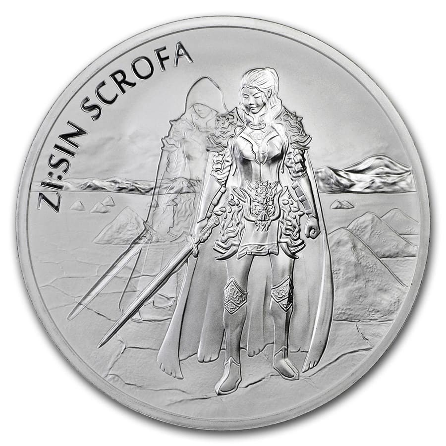 image 1 clay South Korea Zi:Sin Scrofa Ghost, 1 oz silver – coinbay\.ae marketplace