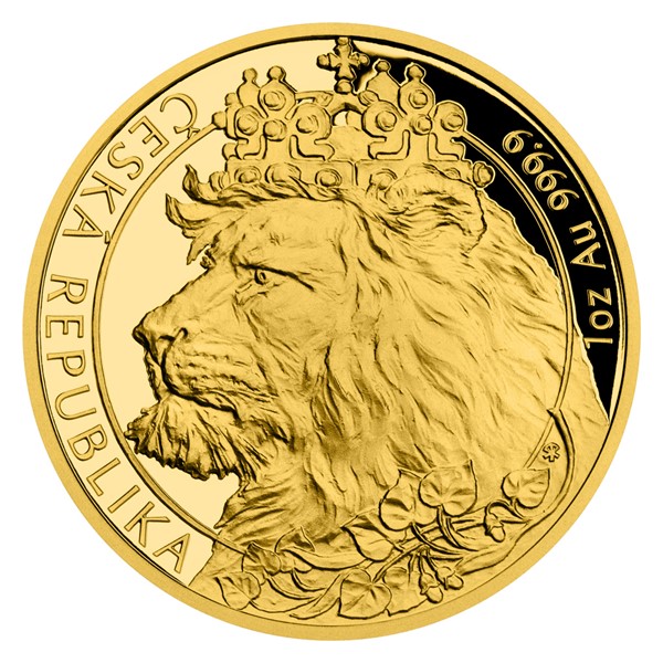 картинка 50 dollars Niue Czech Lion 2021 proof 1 oz gold – площадка coinbay.ae