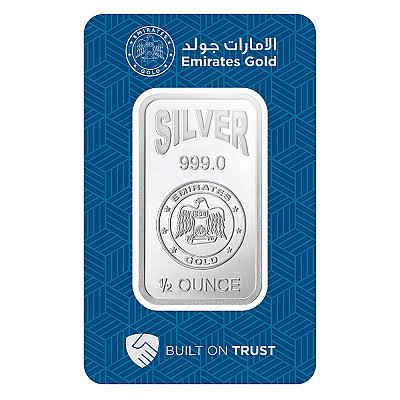image 1/2 oz Silver Emirates gold Bar – coinbay\.ae marketplace