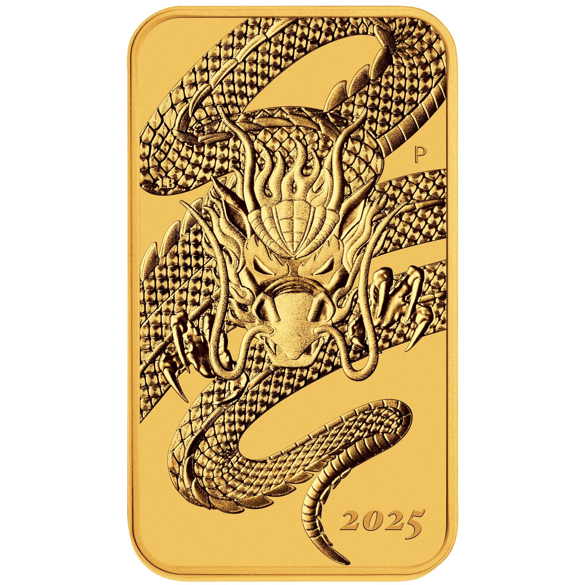 image 100 dollars Australia 2025 Dragon Rectangular 1 oz gold – coinbay\.ae marketplace
