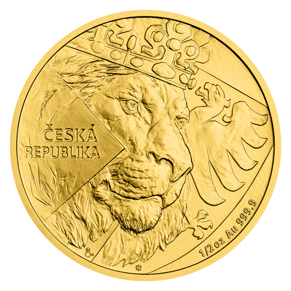 картинка 25 dollars Niue, Czech Lion 1/2 oz gold – площадка coinbay.ae