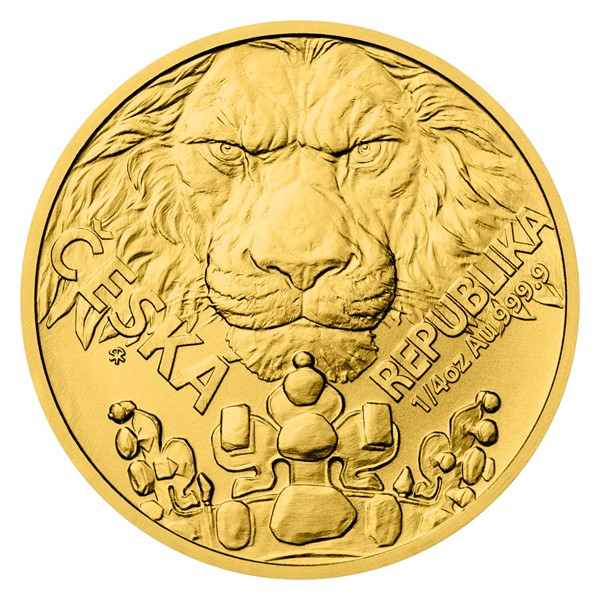 картинка 10 dollars Niue, Czech Lion 2023 1/4 oz gold – площадка coinbay.ae