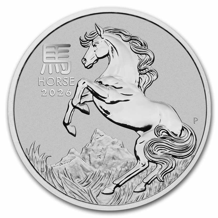 картинка 100 dollars Australia Lunar Horse 1 oz Platinum – площадка coinbay.ae